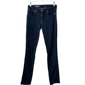 AG Adriano Goldschmied The Premiere Skinny Straight Jeans 26 Dark Wash